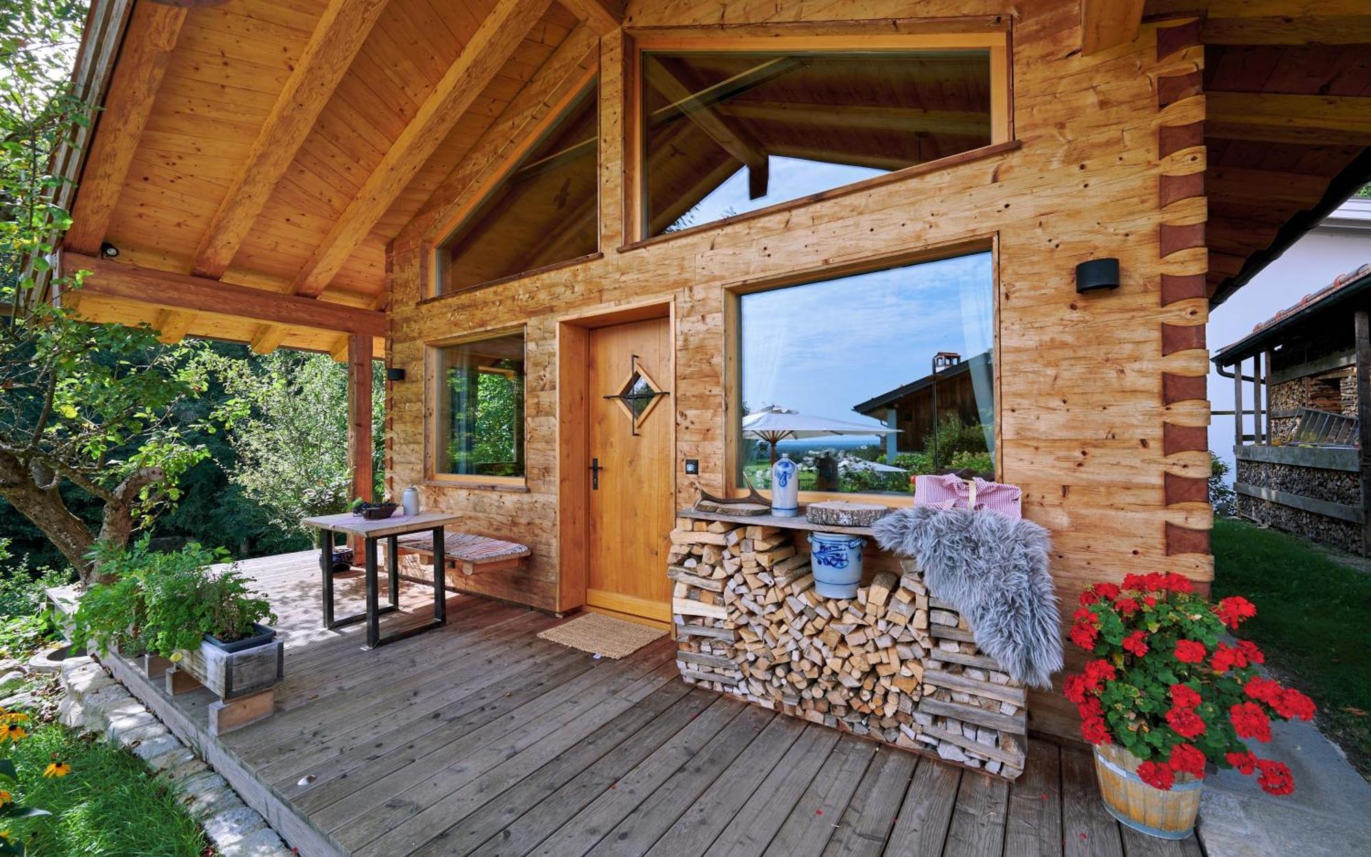 Das Alm-Chalet-Chiemsee Бернау ам Кимзе Екстериор снимка